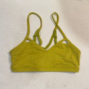 Lululemon Athletica Chartreuse Sports Bra